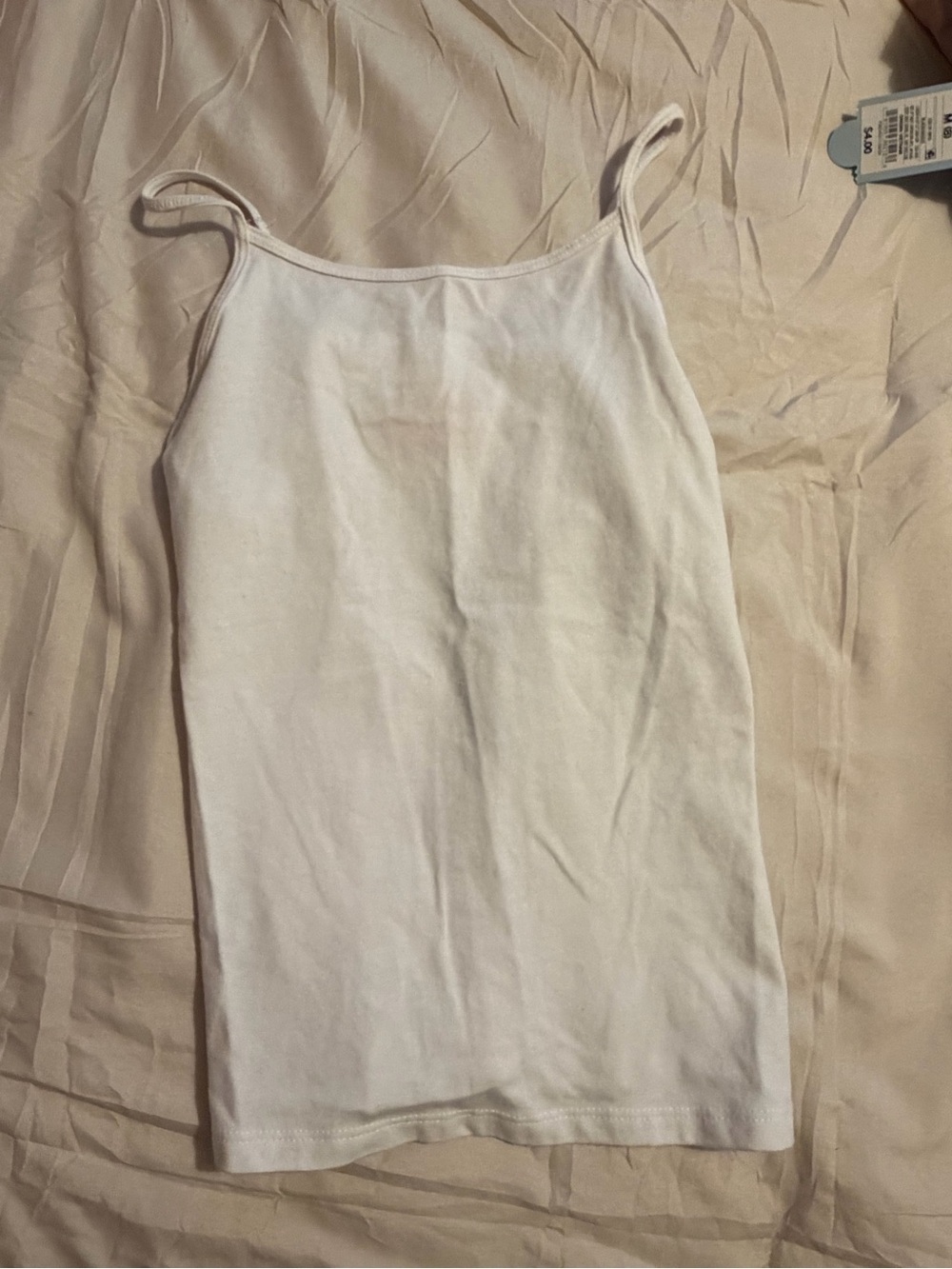 Cat & Jack White Girls' Spaghetti Strap Tank Top